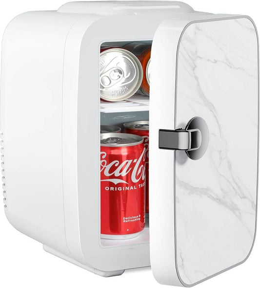 Chill & Warm Mini Fridge: The Perfect Portable Cooler for Home, Office, or Road