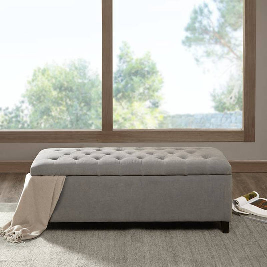 Cozy Tufted Storage Bench