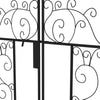 Charming Garden Arch with Gate - Perfect for Climbing Plants & Weddings