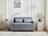 Versatile Velvet Sofa Bed with USB Charging & Adjustable Backrest