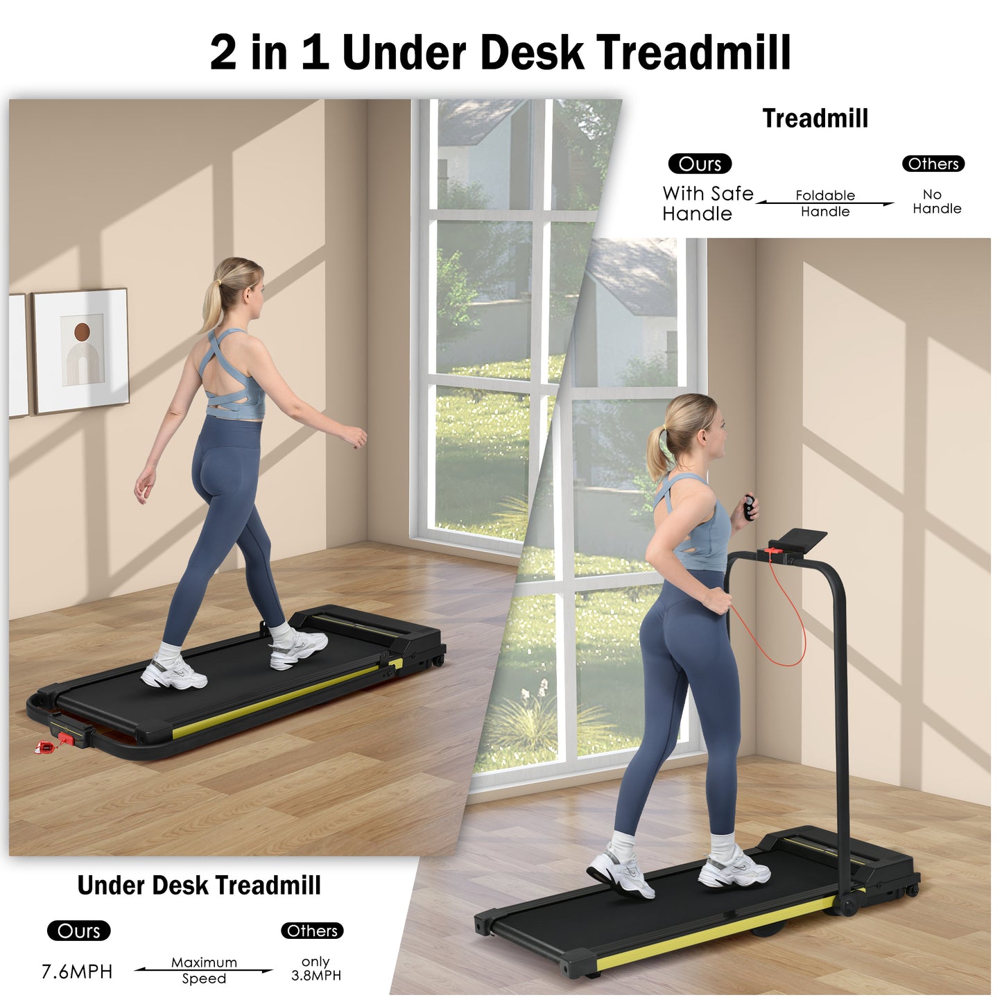 TreadMax WalkFit Desk Treadmill