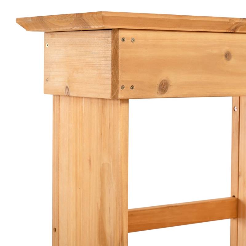 TOPMAX Tall Garden Potting Bench & Storage Station