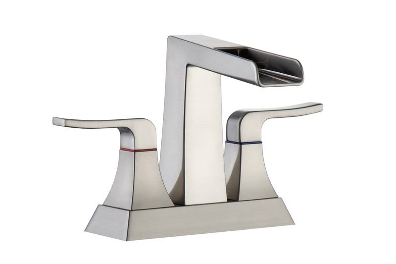 Brushed Nickel Bathroom Faucet