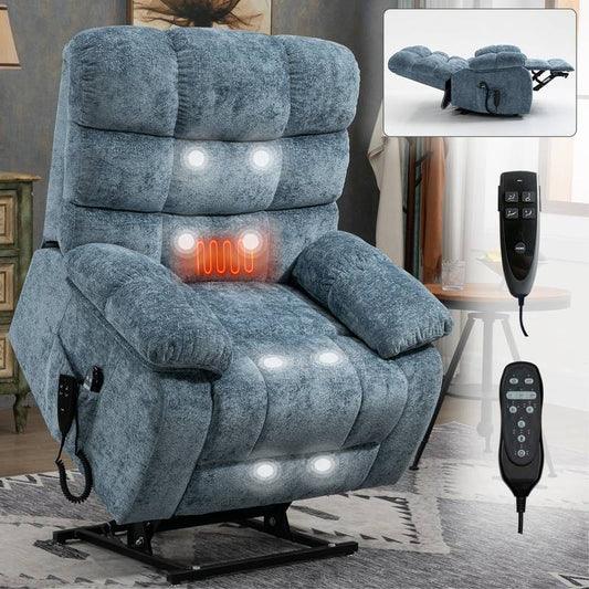 CozyLift Massage Recliner - Relax & Recharge in Style!