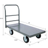 Heavy-Duty Flatbed Dolly Cart