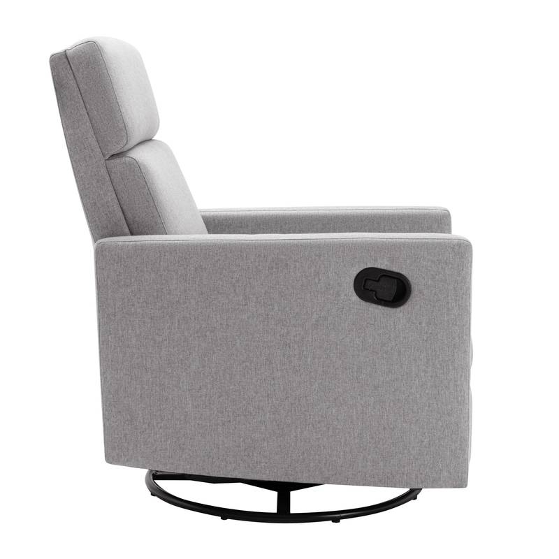 Cozy Gray Rocking Nursery Chair