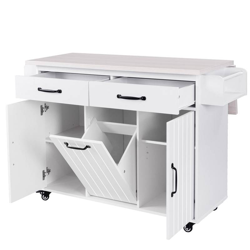 Savvy Chef's Rolling Kitchen Island