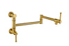 Wall-Mounted Brass Pot Filler Faucet