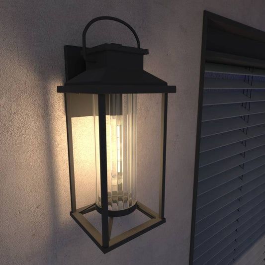 Stylish Black Porch Lanterns – Modern Outdoor Wall Lights