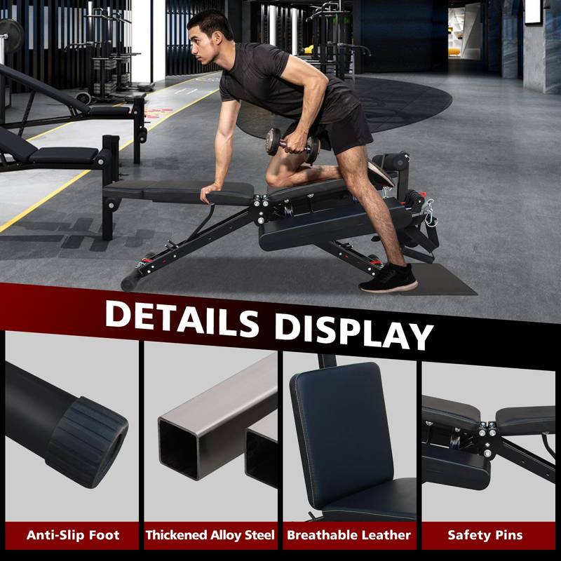 FitFlex Folding Strength Chair - Your Ultimate Home Gym Buddy!