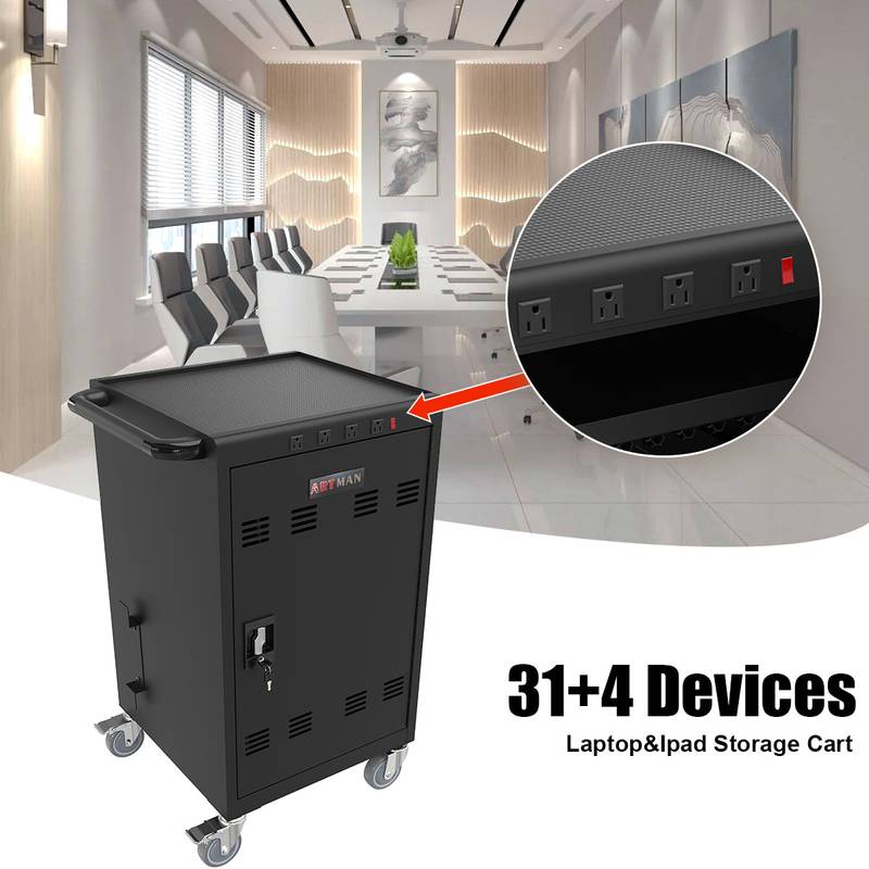 Charge & Go: Ultimate Mobile Device Cart