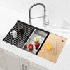 Chef's Dream Undermount Sink with Cutting Board & Colander