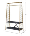 Chic Gold & Black Hall Tree by ACME
