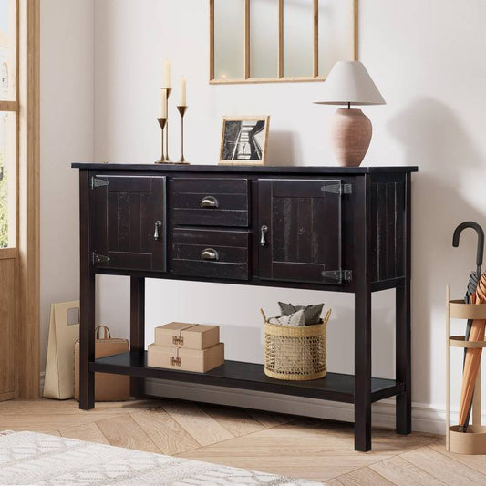 Rustic Charm Sideboard Buffet with Storage
