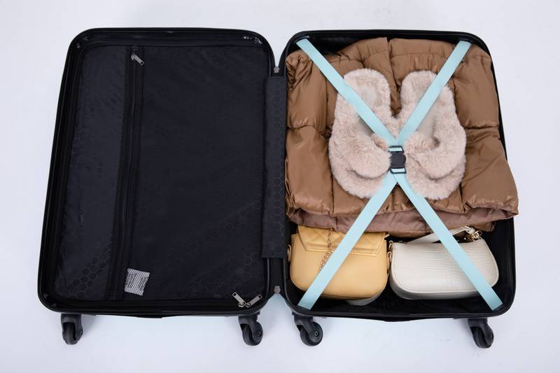 Eco-Friendly Spinner Luggage Set - Lightweight and Secure in Green