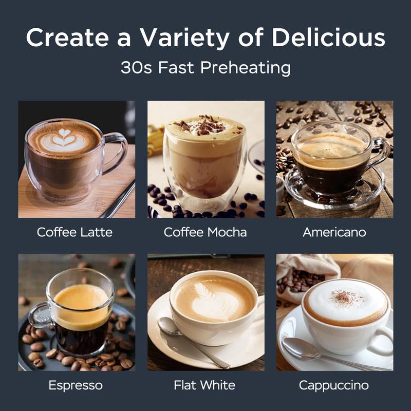 Espresso Bliss: Home Barista Machine with Milk Frother