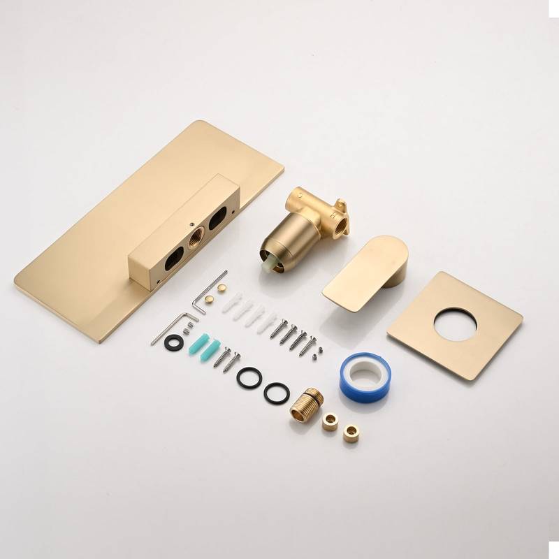 Sleek Waterfall Wall Faucet for Bathrooms