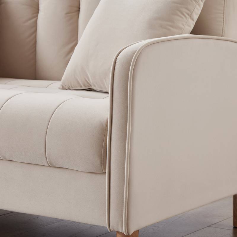 Chic Velvet Loveseat for Cozy Spaces