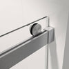 Sleek Soft-Close Frameless Shower Door in Brushed Nickel