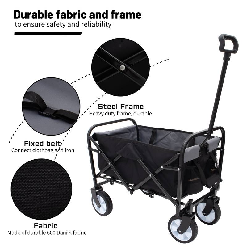 MiniMax Foldable Wagon - Your Versatile Outdoor Companion!
