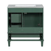 Chic Green Bathroom Vanity with Sink and Soft-Close Drawers