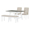 Versatile Dining Set with Extendable Table and Cozy Seating