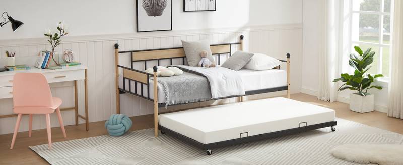 Black Trundle Daybed Sofa