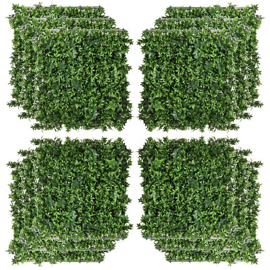 Lush Green Boxwood Wall Panel - UV-Protected Privacy for Any Space