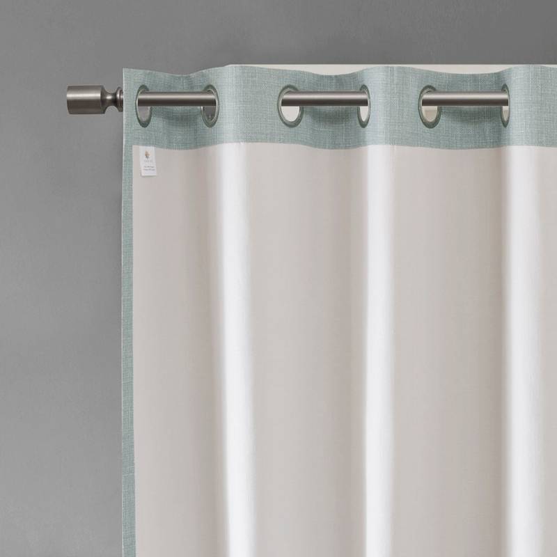 Chic Heathered Blackout Grommet Curtain Panel