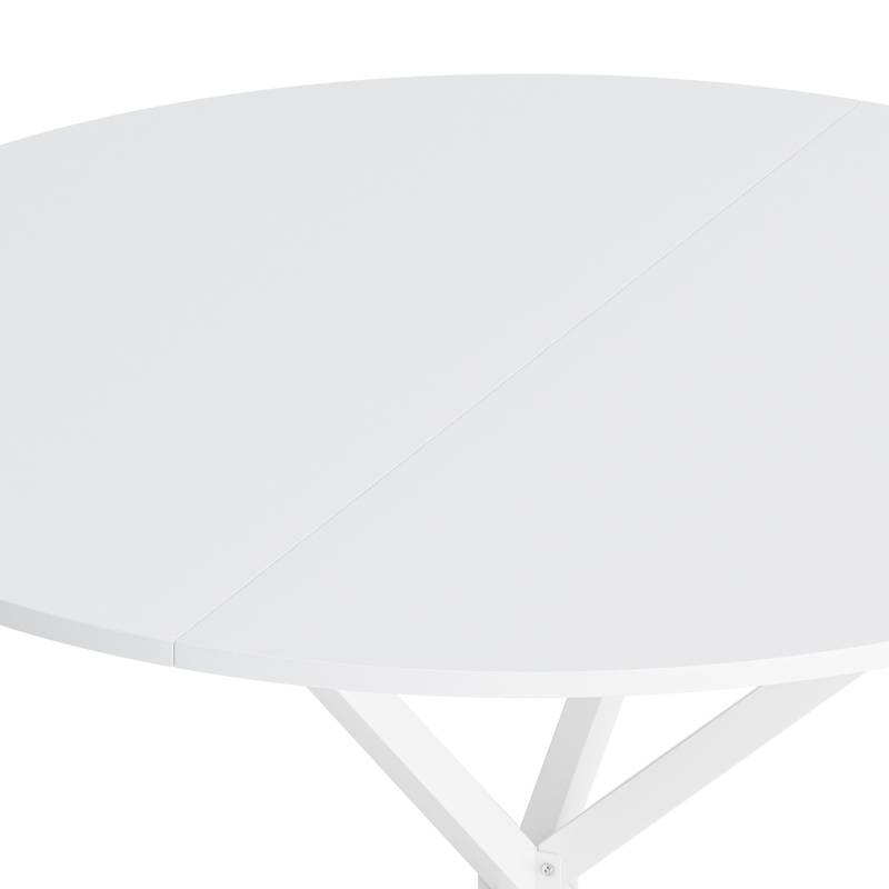 Chic Round Dining Table with Removable Top
