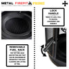 Cozy Two-in-One Outdoor Fire Pit & Heater