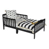Cozy Black Toddler Bed