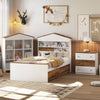 Cozy House Bed Set with Stylish Storage