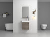 Elegant Wall-Mounted Vanity with Soft-Close Cabinet and Sleek Sink