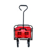 Bright Red Folding Wagon for Gardens & Beaches