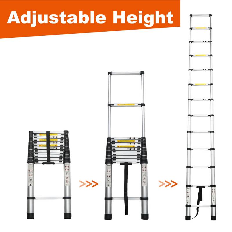 Versatile Telescoping Ladder - Lightweight, Heavy-Duty & Portable!