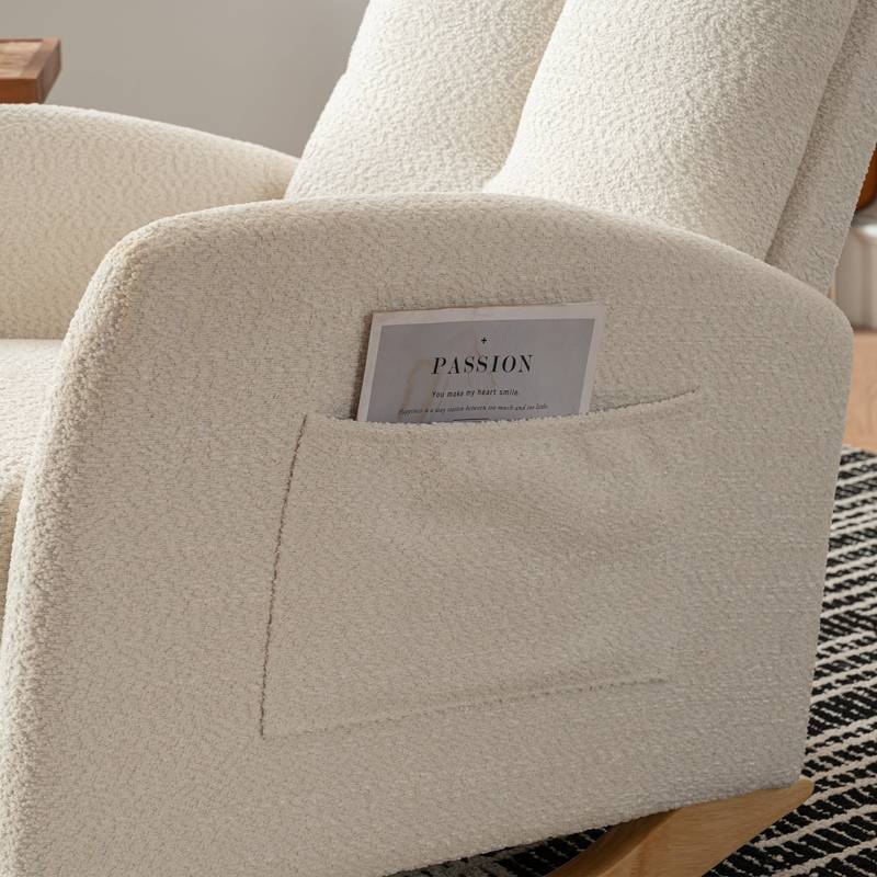 Cozy Rocking Chair with Footrest