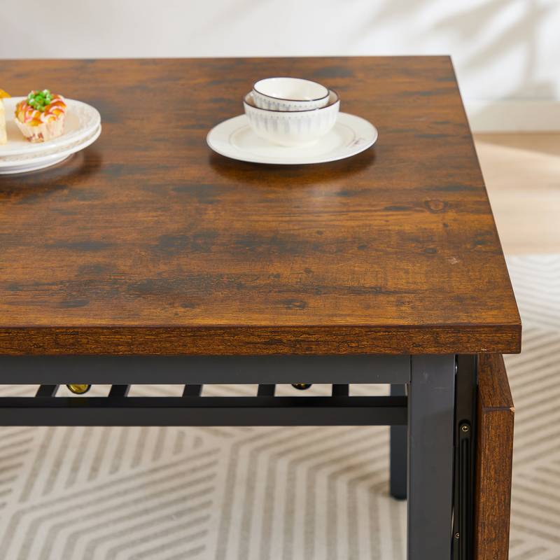 Rustic Charm Folding Dining Table