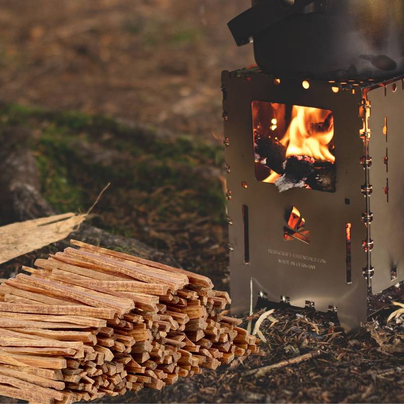 Nature’s Firestarter Sticks - Pure Pine Kindling for Campfires and Grills