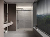 Sleek Sliding Frameless Shower Door with Soft-Close Glass