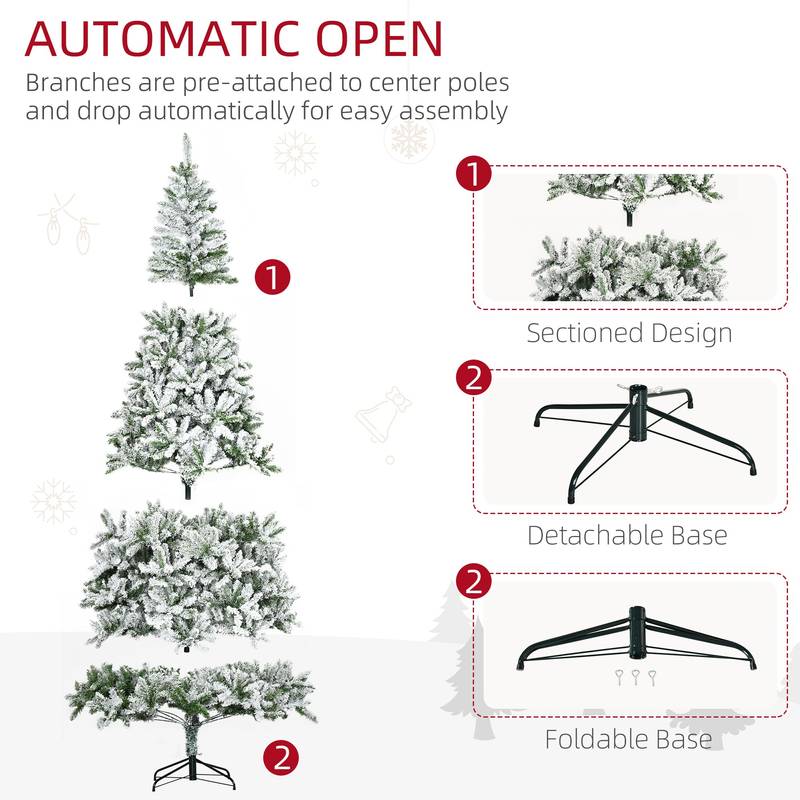 Frosted Pine Christmas Tree