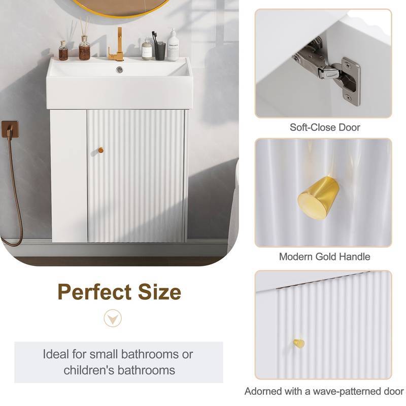 Sleek Floating Vanity for Cozy Bathrooms