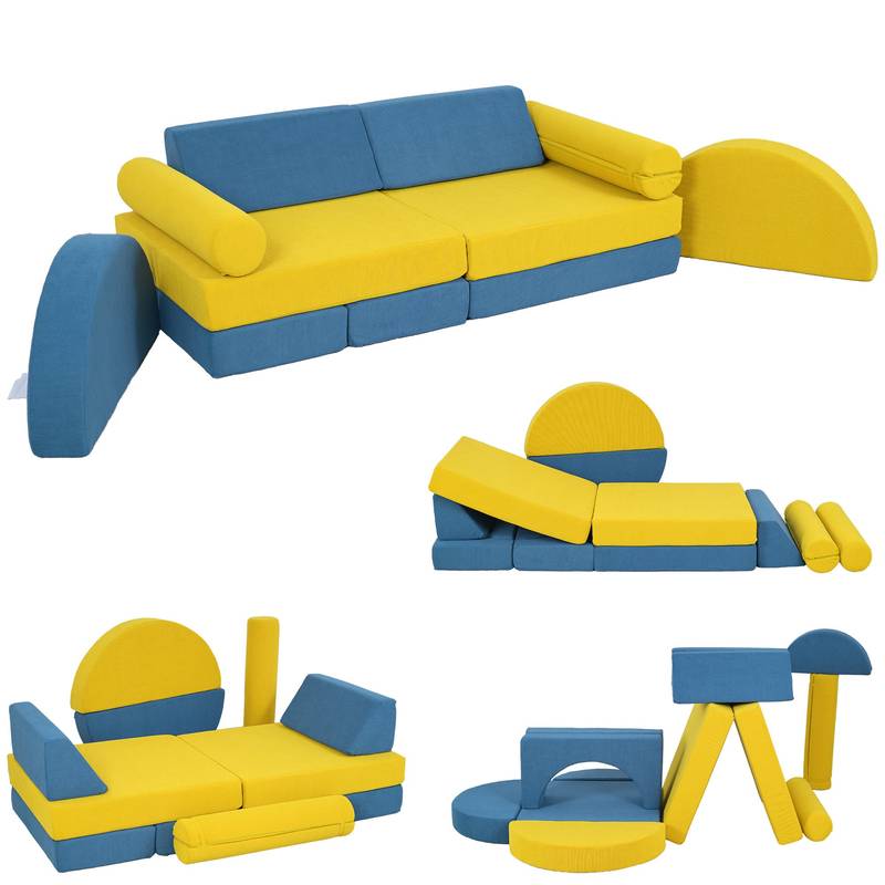 Cozy Kids Modular Couch Set - Fun & Versatile Play Furniture