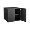Mobile Black Copier Cabinet