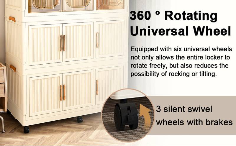 Chic Storage Closet - Portable Wardrobe Organizer