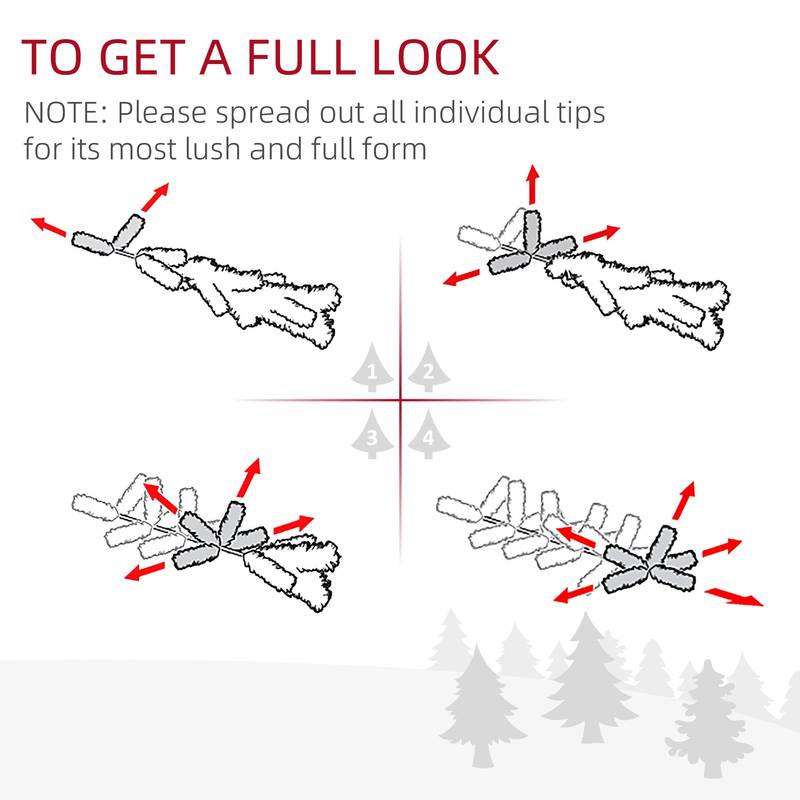 Slim White Pencil Christmas Tree