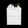 Secure Sleek Filing Cabinet - Stylish 2-Drawer Organizer