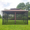 Cozy Garden Gazebo with Ventilated Roof & Mosquito Net