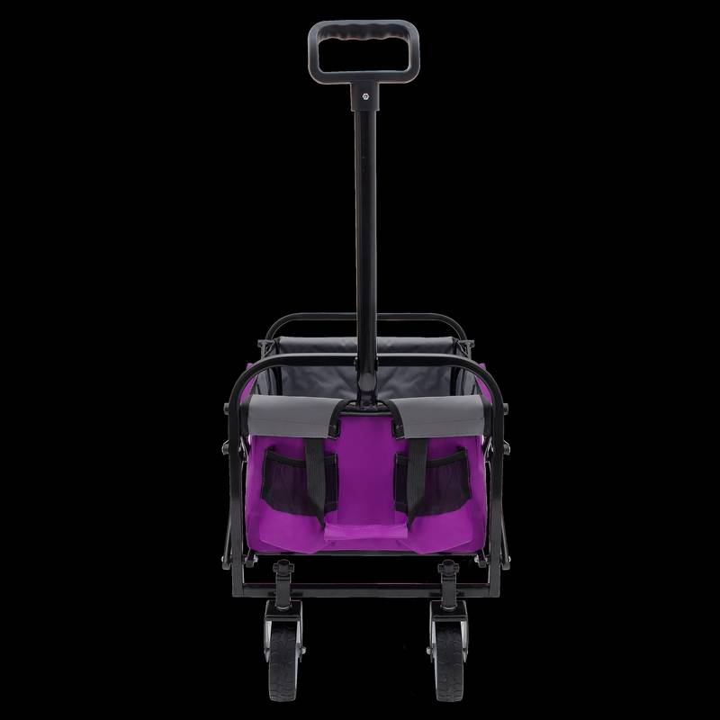 Purple Flexi Wagon: The Ultimate Collapsible Cart for All Your Adventures!