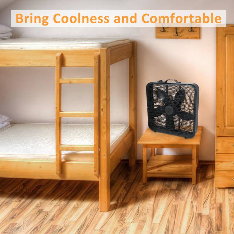 BreezeBuddy Portable Fan - Three-Speed Cooling Comfort for Home or Office